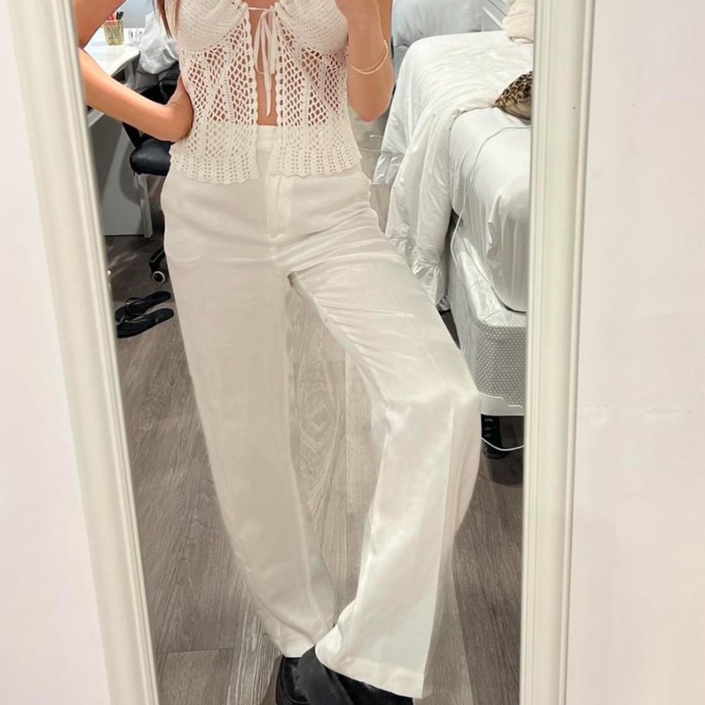 Zara satin pants
